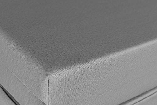 Innovaciones MS - Colchón Cuna De Viaje 319 Gris 120 x 60 Centimetros