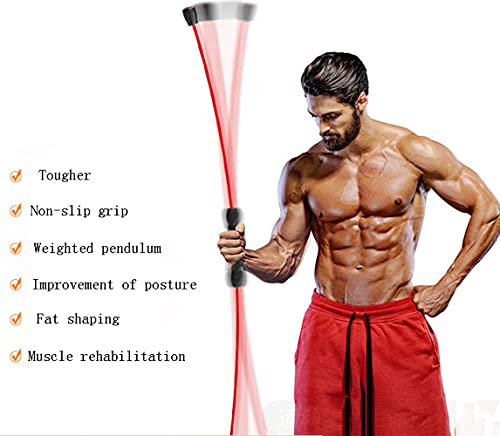 JBZP Barra EláStica De Fitness Dispositivo De Ejercicio para Quemar Grasa con VibracióN De Alta Frecuencia para El Hogar, Adecuado para Brazos, Hombros Y MúSculos Abdominales