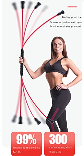 JBZP El Entrenador De MúSculos Ejercita Todo El Cuerpo para Dar Forma Y Entrenar Los MúSculos, Adecuado para Brazos, Hombros Y MúSculos Abdominales (Rojo)