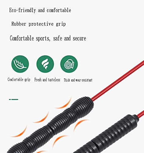 JBZP Fitness Tremor Stick Sports Stick Flexible Quemagrasas De Alta Eficiencia con Mango De Goma para Brazos, Hombros Y MúSculos Abdominales (Negro)