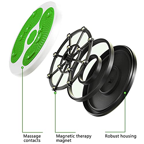 Jooheli Twist Waist Disc Board,Twist Waist Disc Board Tableros de Equilibrio Cintura Adelgazante Fitness Masaje de Pies Magnético Multifuncional per Fitness