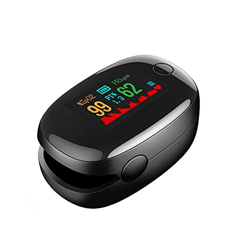 Joyfitness Inicio Oxímetro De Pulso Oxímetro De Pulso De Dedo para Niños Adultos Anciano, para Bajo Nivel De Saturación De Oxígeno En Sangre Monitor Pulso Monitor De Frecuencia Cardíaca Pantalla OLED