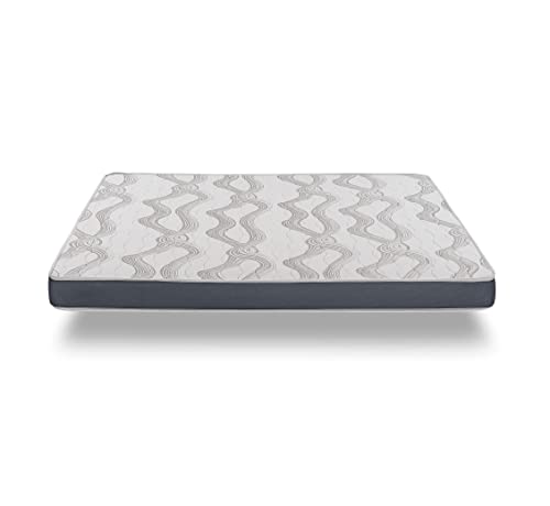 KB KIMBED | Colchón Viscoelástico Sena de 80x190 cm | 14 cm de Altura | Tejido Poliéster | Sistema Air Fresh | Tejido 3D Transpirable | Doble Cara Verano-Invierno | Antiácaro