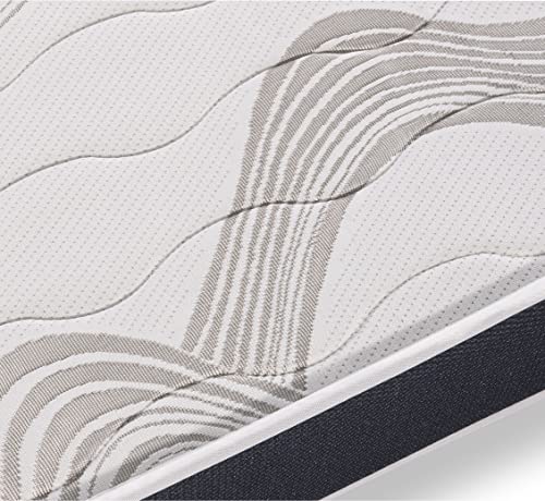 KB KIMBED | Colchón Viscoelástico Sena de 80x190 cm | 14 cm de Altura | Tejido Poliéster | Sistema Air Fresh | Tejido 3D Transpirable | Doble Cara Verano-Invierno | Antiácaro