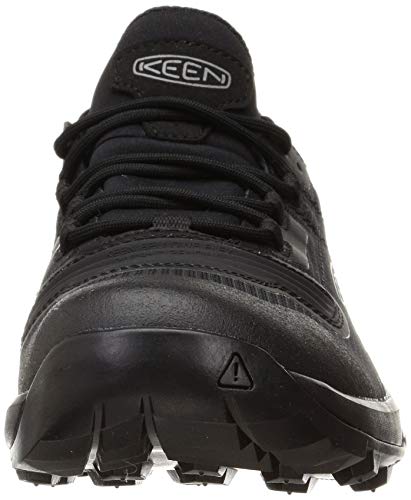 KEEN Tempo Flex WP-M, Zapatos para Senderismo Hombre, Triple Black, 43 1/3 EU