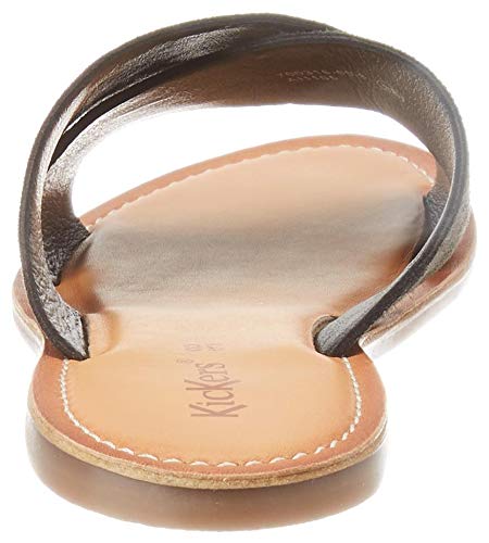 Kickers Diaz-2, Mules Mujer, Negro (Noir 8), 39 EU