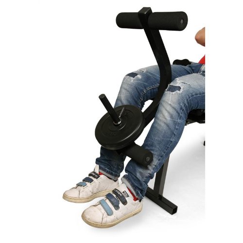 Klarfit Workout Hero Multistation - banco musculación banco abdominales banco de pesas Multipower Curl para Brazo y Pierna con Pesas hasta 160 kg Respaldo Regulable a 3 Niveles Acero, Negro