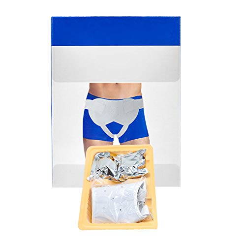 LACKINGONE Cinturón unisex para hernia inguinal con almohadillas extraíbles.