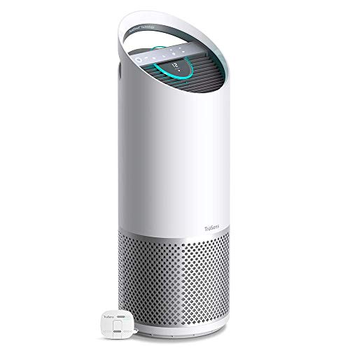 Leitz TruSens Purificador de aire Z-3000 HEPA SensorPod calidad de aire, atrapa virus, alérgenos de fiebre del heno, polvo, olores y humo, La UV-C mata +de 98% de bacterias, Para espacio hasta 70m²