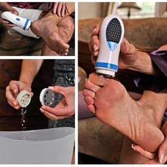 Lima eléctrica de alta precisión para los callos y las durezas de los pies que pule y aspira la piel muerta de cualquier zona del pie
