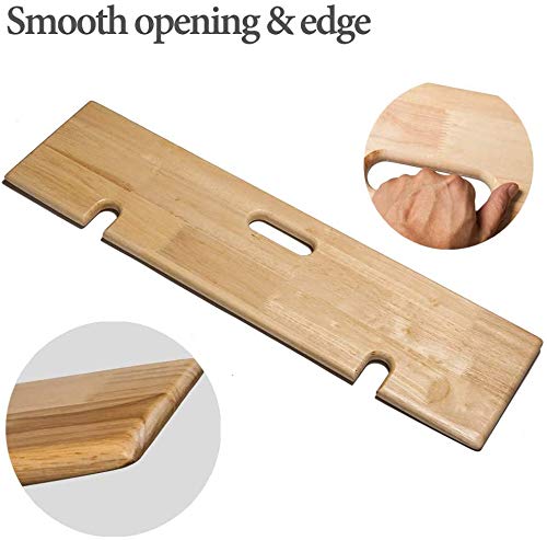 LJXiioo Dispositivo de Asistencia de Tablas deslizantes de Transferencia de Madera para Pacientes Ancianos y discapacitados de Silla de Ruedas a Cama, bañera, automóvil
