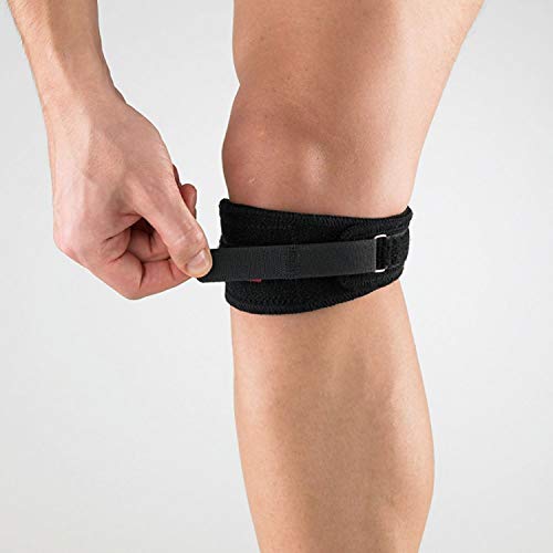 LP Support 769 Banda patelar (banda de rodilla) con bucle de desviación - Correa de rótula Sport, tamaño:talla única, color:negro