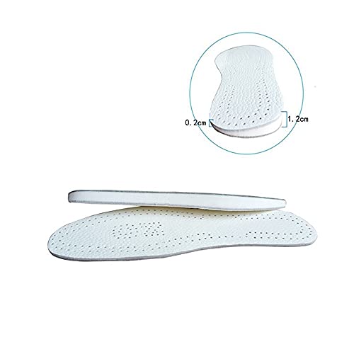 LZQMO 1 par Plantillas ortopédicas Cuero O/X piernas Insertos Zapatos corrección alineación pies Golpe Dolor Rodilla piernas arqueadas valgo varo 37-38