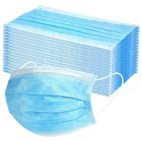 MaNMaNing Mascarillas Protección 100 Unidades con Elástico para Los Oídos 20200710-MANING-A100（100 Unidades）