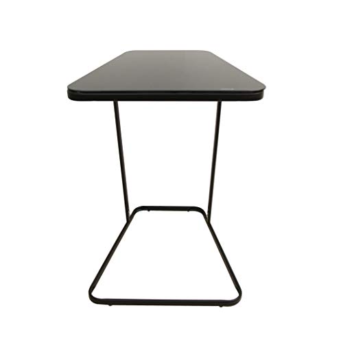 Marca Amazon - Movian Kyyvesi - Mesa auxiliar, 50 x 43,5 x 62,5 cm, superficie de cristal