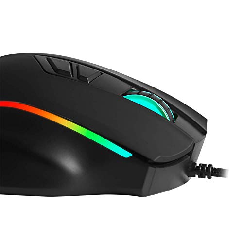 Mars Gaming MM318, Ratón PC RGB, 24000 DPI, Óptico, Botón SNIPE, Grip Magnético