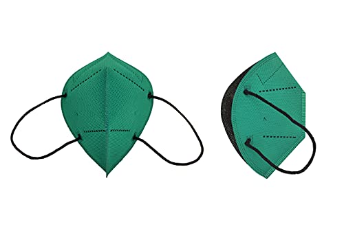 Mascarilla AIR PLUS Verde Esmeralda – Alta Respirabilidad > 56% - Protección 99,9 % (BFE) – Reutilizable 20 Lavados – Hasta 16 horas de uso continuado - Certificación CE- Fabricada en España.