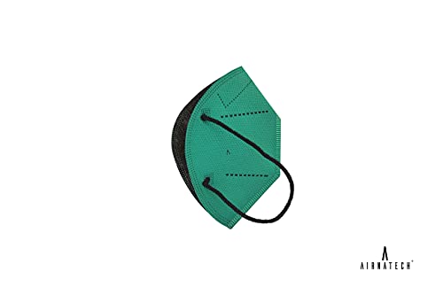Mascarilla AIR PLUS Verde Esmeralda – Alta Respirabilidad > 56% - Protección 99,9 % (BFE) – Reutilizable 20 Lavados – Hasta 16 horas de uso continuado - Certificación CE- Fabricada en España.