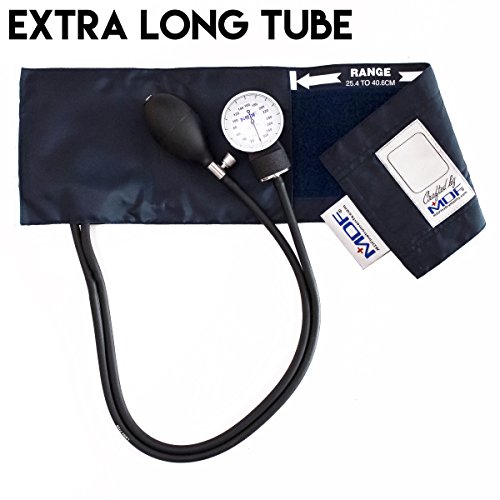 MDF® Esfigmomanómetro aneroide Calibra - Monitor de presión arterial - Garantía de por vida & Programa-piezas-gratuitas-de-por-vida - Azul Marino (Abyss) (MDF808M-04)