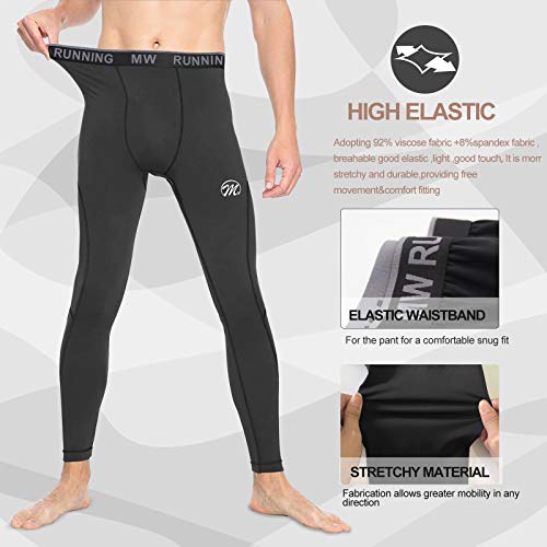 Meetwee - Pantalón térmico para hombre, ropa interior térmica