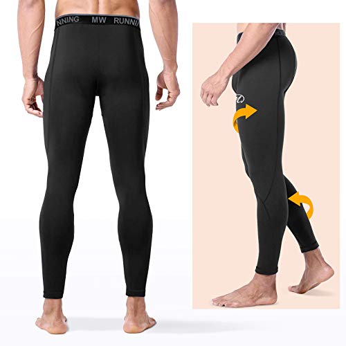 Meetwee - Pantalón térmico para hombre, ropa interior térmica