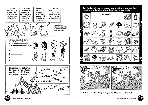 Memoria de elefante: Cuaderno para Tercero De Primaria: Juegos para 7 y 8 años: tercero de primaria - Cuadernillo de actividades: 3 (Cuaderno de actividades)