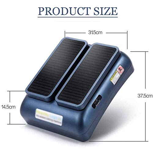MEYLEE Stepper Eléctrico, La Máquina para Caminar Sentado, El Sistema de Ejercitador de Piernas Pasivo Más Rápido Y Silencioso, Entrenador Eléctrico de Piernas Paso A Paso de Velocidad Ajustable,A