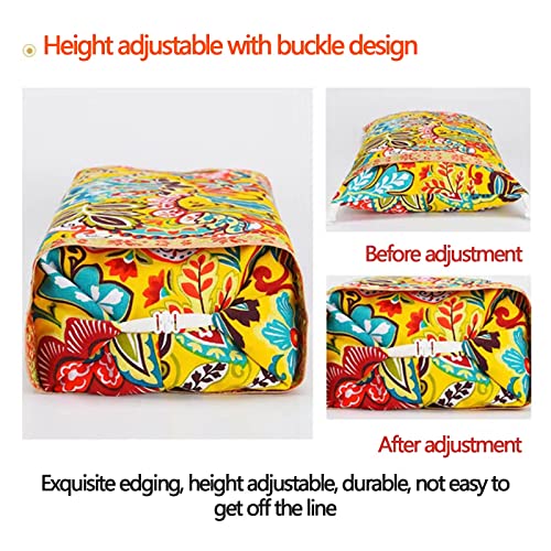 MHZNA Almohada de ajenjo Almohadas De Ajenjo Almohada Reforzada para Aliviar El Dolor De Cuello Y Hombros Almohada Ergonómica para Quiropráctica Almohadas Cervicales (Color : Geel)