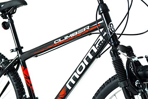 Moma Bikes Bicicleta Montaña MTB26 CLIMBER, 21vel, frenos V-Brake, llantas de aluminio, L-XL (170-190cm)