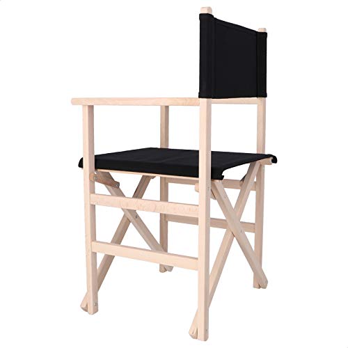 Mueblear Sillon Director sin Barniz Lona Negra