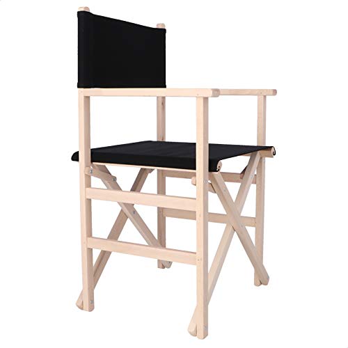 Mueblear Sillon Director sin Barniz Lona Negra