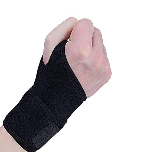 Muñequera, Muñequera Tendinitis, Muñequera Pulgar, Para Gym, Tenis, Deportiva, Dolor de Muñeca Esguinces Negra