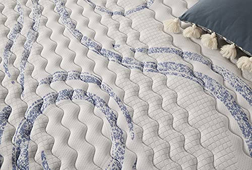 naturalex | Perfectsleep | Colchón 150x190 Cm Soporte Equilibrado Altamente Transpirable | Sistema Blue Látex Flexible y Ergonómico | Máxima Capacidad de Recuperación | Diseño Joven y Actual