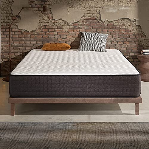 naturalex | Titanium | Colchón Viscoelástico 135x190 Cm Alta Gama 30 Cm Máximo Confort | Flexibilidad Duradera | Combinación Premium Látex Memory | Adaptabilidad Ideal Máxima Transpiración Airtex