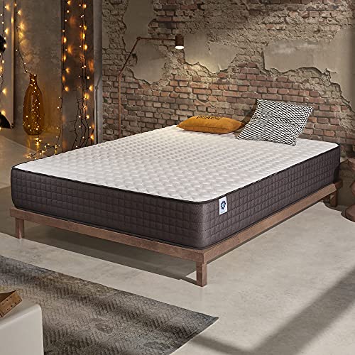 naturalex | Titanium | Colchón Viscoelástico 135x190 Cm Alta Gama 30 Cm Máximo Confort | Flexibilidad Duradera | Combinación Premium Látex Memory | Adaptabilidad Ideal Máxima Transpiración Airtex