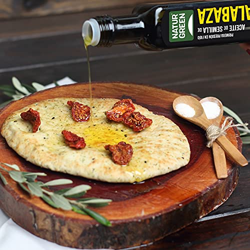 NaturGreen - Aceite Calabaza Bio, 100% Aceite de Semillas de Calabaza Ecológica, Primera Presión, 250 Mililitros