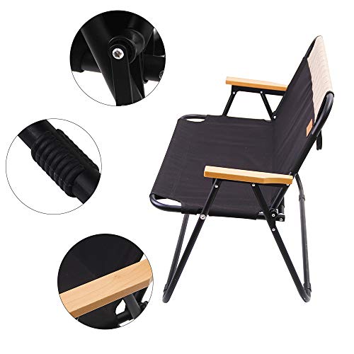 N/C Sillón Plegable para Acampar Silla De Resorte De Tela Oxford Gruesa Pesca Picnic Jardín Festival Parque Exterior Plegable Cómoda Silla De Playa