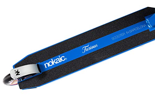 Nokaic Furious, Patinete Scooter Freestyle, Nivel Profesional, para Niños a Partir de 8 Años (Azul)