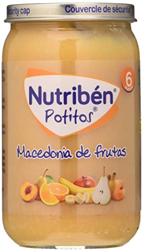 Nutribén Potitos de Macedonia de Frutas, Desde Los 6 Meses, 235g