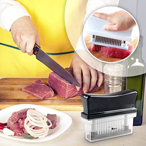ORBLUE Ablandador Manual de Carne de Acero Inoxidable