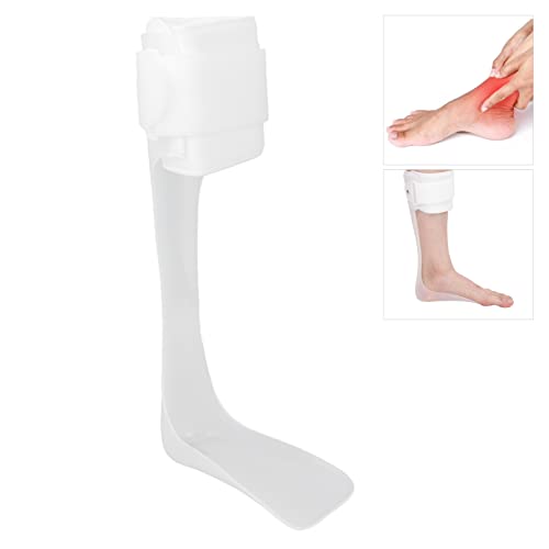 Ortesis de Soporte para Pies Caídos, Liviana, Flexible, Ultrafina, Multipropósito, Férula AFO, Estable sin Cargas para Músculos Plantares Débiles(Pie izquierdo, L)