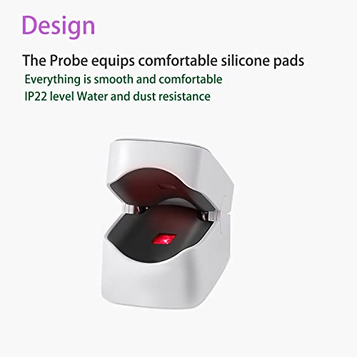 Oxímetro Pulsioxímetro para saturación de oxígeno en sangre Pulsioxímetro de dedo con pantalla LED Oxímetro profesional de alta precisión para niños, adultos, ancianos, familias y hospitales