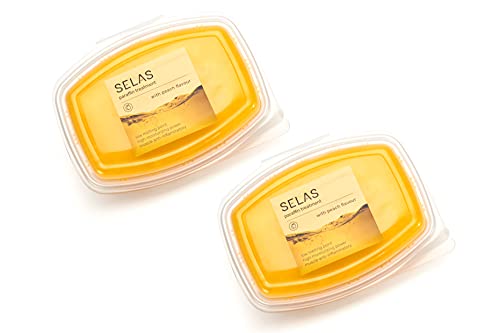 Parafina de Melocotón PACK 2600ml (980g x 2 unidades) Selas. Para tratamientos terapéuticos y estéticos de manos y pies.