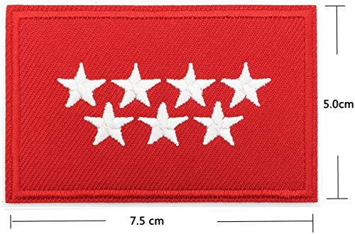 PARCHE C.O. MADRID BORDADO PARA PLANCHAR O COSER (C.O. MADRID-1) 7.5cm