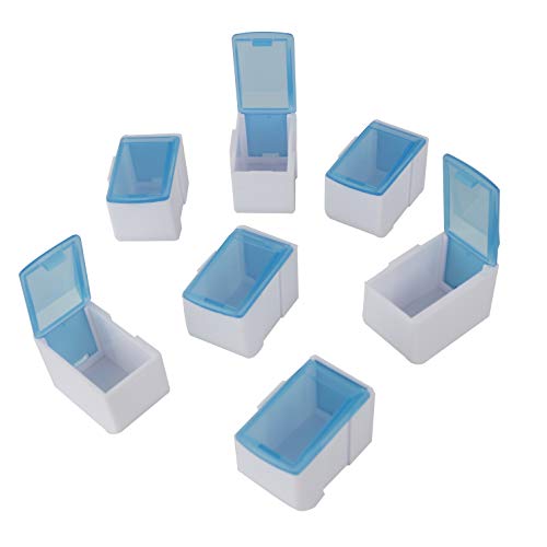 Pastillero semanal de 1 toma diaria, Blanco y azul, Mobiclinic