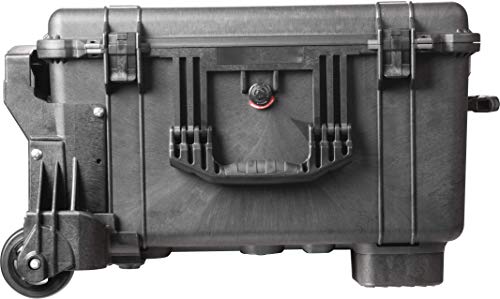 PELI 1620M Maleta estanca con asa retráctil y Ruedas Todo Terreno, IP57 Resistente al Agua y al Polvo, 72L de Capacidad, Fabricada en EE.UU, sin Espuma, Color Negro