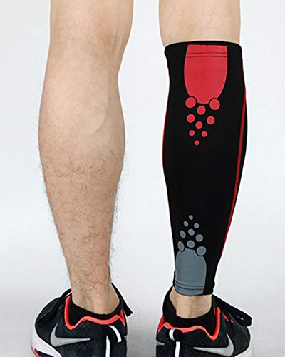 PengGengA Rodilleras Compresión, Hombre Mujer Rodilleras Deportivas Para Motocross, Voleibol, Bicicleta, Baloncesto Negro Rojo XL