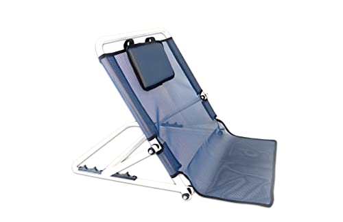 Pepe - Respaldo para Cama Ancianos (25 - 80º), Respaldo Incorporador Cama, Incorporador para Cama Regulable, Respaldo Lumbar Cama, Ayuda para Incorporarse de la Cama, Ideal para Leer, Comer y Ver TV