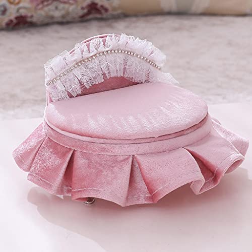 perfeclan Muebles de Cama Redonda para Sillas de Silla con Forma de Silla Novedad Joyería Joyería