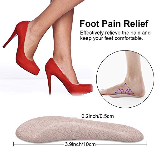 Plantillas de apoyo para pies, Zingso profesional para corrector de pies, plantillas de soporte de pie plano de gel para hombres y mujeres